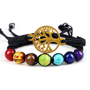 Seven Color Beaded Turquoise Handwoven Bracelet – Jewelry Gift Ideas — 7