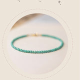 Natural Small Turquoise Bracelet For Women – Jewelry Gift Ideas — 3