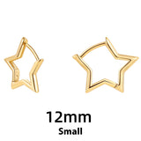 Women's Simple Hollow Five-pointed Star Heart Earrings – Gifts for Her — 6