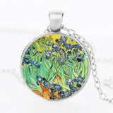 The Kiss Starry Night Sunflower Glass Necklace – Jewelry Gift Ideas — 8
