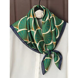 Sweet Artificial Silk Scarf Women's Green 70cm – Stylish Gifts — 2