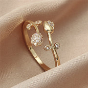 Double Layer Zircon Female Simple Ring Opening – Gifts for Her — 6