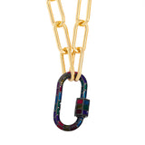 Niche Design Oval Thick Chain Hip Hop Necklace – Jewelry Gift Ideas — 4