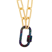 Niche Design Oval Thick Chain Hip Hop Necklace – Jewelry Gift Ideas — 4