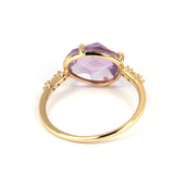 S925 Silver Gilded Japanese Birthstone Ring – Holiday Gift Ideas — 5