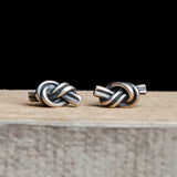 Retro 925 Sterling Silver Knotted Earrings – Unique Gift Ideas — 1