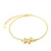 Fashion Gold Dog Bracelet With Zircon – Stylish Gifts — 4