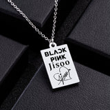 KPOP Jisoo Lisa Jennie Rose Signature ID Pendant – Jewelry Gift Ideas — 9
