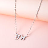 Stainless Steel Gold Silver Butterfly Letter – Jewelry Gift Ideas — 16