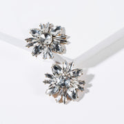 Floral Acrylic Full Diamond Earrings – Unique Gift Ideas — 1