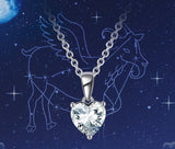 Sterling Silver Necklace Zodiac Three-Claw – Jewelry Gift Ideas — 12