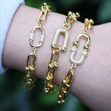 Exaggerated Copper Thick Bracelet For Women – Jewelry Gift Ideas — 6