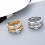 Hot Selling Simulated Diamond Engagement Rings Fashion – Stylish Gifts — 1