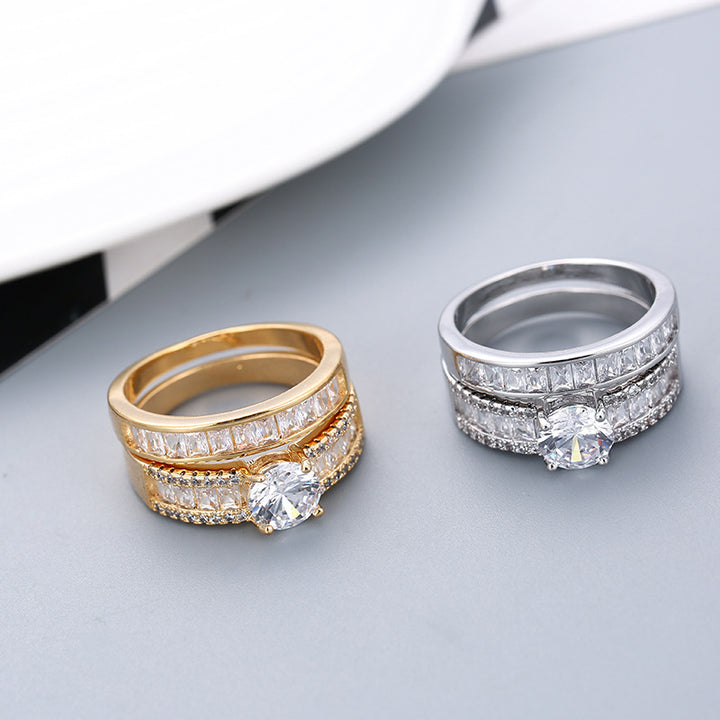 Hot Selling Simulated Diamond Engagement Rings Fashion – Stylish Gifts — 1