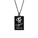 KPOP TWICE Member Signature Stainless Steel – Jewelry Gift Ideas — 13