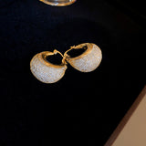 Women's Fashion Zirconia Grid Geometric Earrings – Stylish Gifts — 2