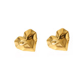 Fashion Section Love Heart Stud Earrings – Stylish Gifts — 7