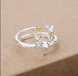 Sterling Silver Forest Antler Temperament Elk Ring – Useful Gifts — 2