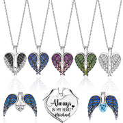 Angel Wings Heart Pendant Necklace Women – Jewelry Gift Ideas — 1
