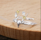Sterling Silver Forest Antler Temperament Elk Ring – Useful Gifts — 3