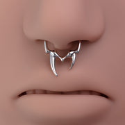 Stainless Steel Special-shaped 3 Fake Nose Ring Bat – Meaningful Gifts — 12