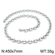 Personality Oval Simple Stainless Steel Coffee – Jewelry Gift Ideas — 5