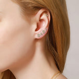 Fashion Trend Small Letter Ear Studs – Stylish Gifts — 1