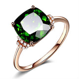 Emerald Ring Female Crystal Gem Ring – Gifts for Her — 2