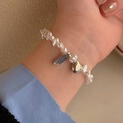 Women's Fashion Temperament Pearl Heart Bracelet – Jewelry Gift Ideas — 1
