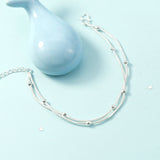 Korean Style Silver Plated Fashion Personality Anklet – Stylish Gifts — 5