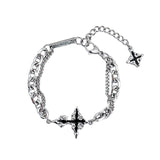 Dissolved Dark Cross Bracelet Men's Titanium – Jewelry Gift Ideas — 8