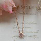 Female Pink Cherry Blossom Necklace Premium – Jewelry Gift Ideas — 4