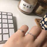 Heart-shaped Single Diamond Simple Wild Tail Ring – Holiday Gift Ideas — 3