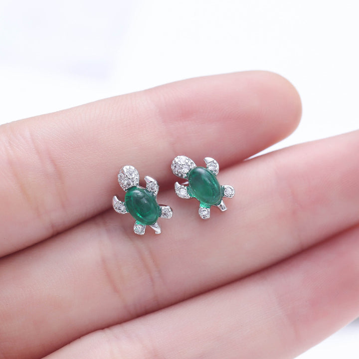 Personality Cute Tortoise Ear Studs Korean Fashion – Stylish Gifts — 1