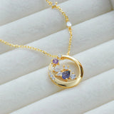 Romantic Garden Cordierite Necklace Designed – Jewelry Gift Ideas — 4