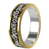 Viking Knot Silver Set Bronze Ring Male – Gifts for Him — 5