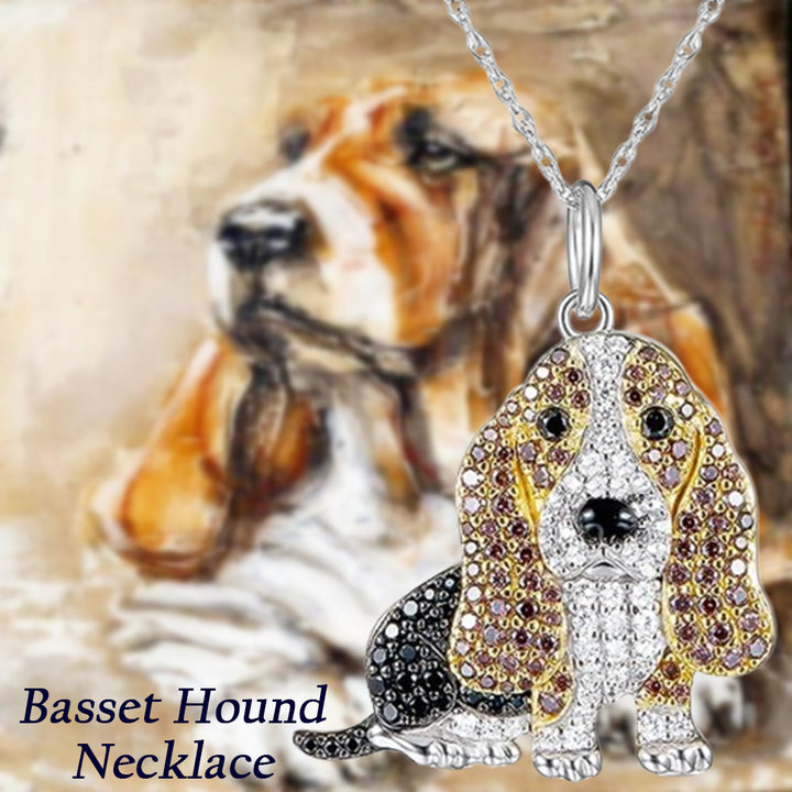 Cute Baggy Hound Pendant Necklace – Jewelry Gift Ideas — 1