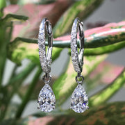 Women's Short Sterling Silver Drop Earrings – Gifts for Her — 5