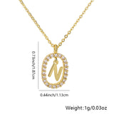 26 Letters Pendant Necklace Light Luxury – Jewelry Gift Ideas — 12