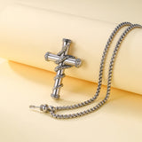 18k Gold Detachable Cross Snake Necklace Fashion – Jewelry Gift Ideas — 7
