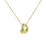 Brass Glossy Balloon English Letter Pendant – Jewelry Gift Ideas — 5