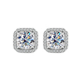 Women's Simple Graceful Moissanite Ear Studs – Gifts for Her — 10