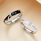 Prince And Rose Couple Ring Fashion Simple Cartoon – Stylish Gifts — 4