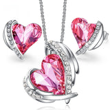 Angel Necklace Ear Stud Jewelry Suit Simple – Jewelry Gift Ideas — 13