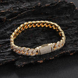 Fashion Brand Hip Hop 18K Gold Zircon Bracelet – Jewelry Gift Ideas — 2