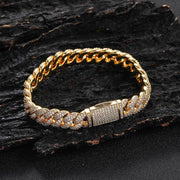Fashion Brand Hip Hop 18K Gold Zircon Bracelet – Jewelry Gift Ideas — 2