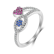 Creative Personalized Inlaid Zirconia Devil's Eye Ring – Gift Ideas — 2