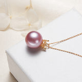 Crown Silver 925 Silver Pendant Pearl Necklace – Jewelry Gift Ideas — 8