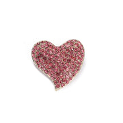 Women's Heart-shaped Diamond Brooch Vintage – Jewelry Gift Ideas — 2