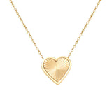 Women's Fashion Love Radial Geometric Necklace – Jewelry Gift Ideas — 3